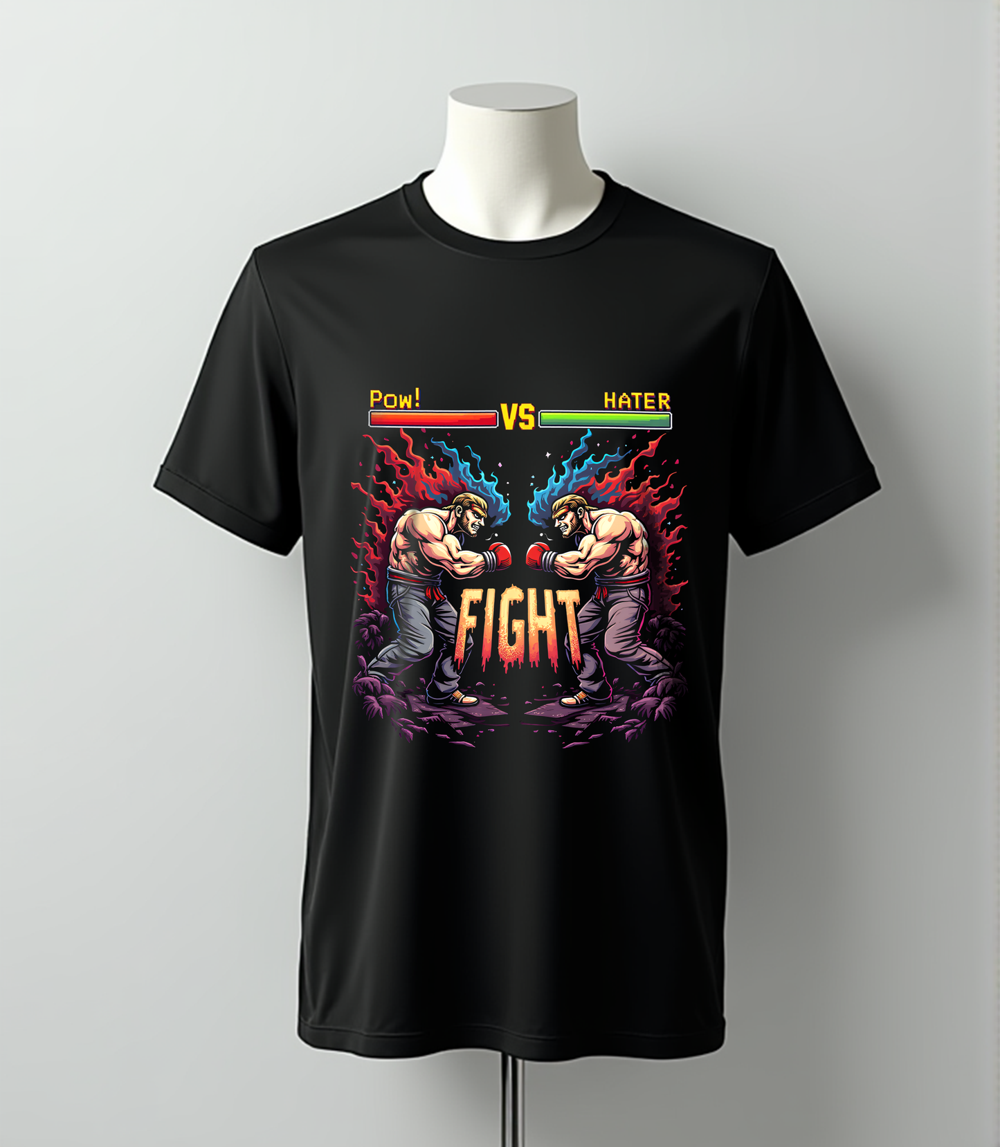 Retro Fighting Gaming T-shirt (Regular Fit)
