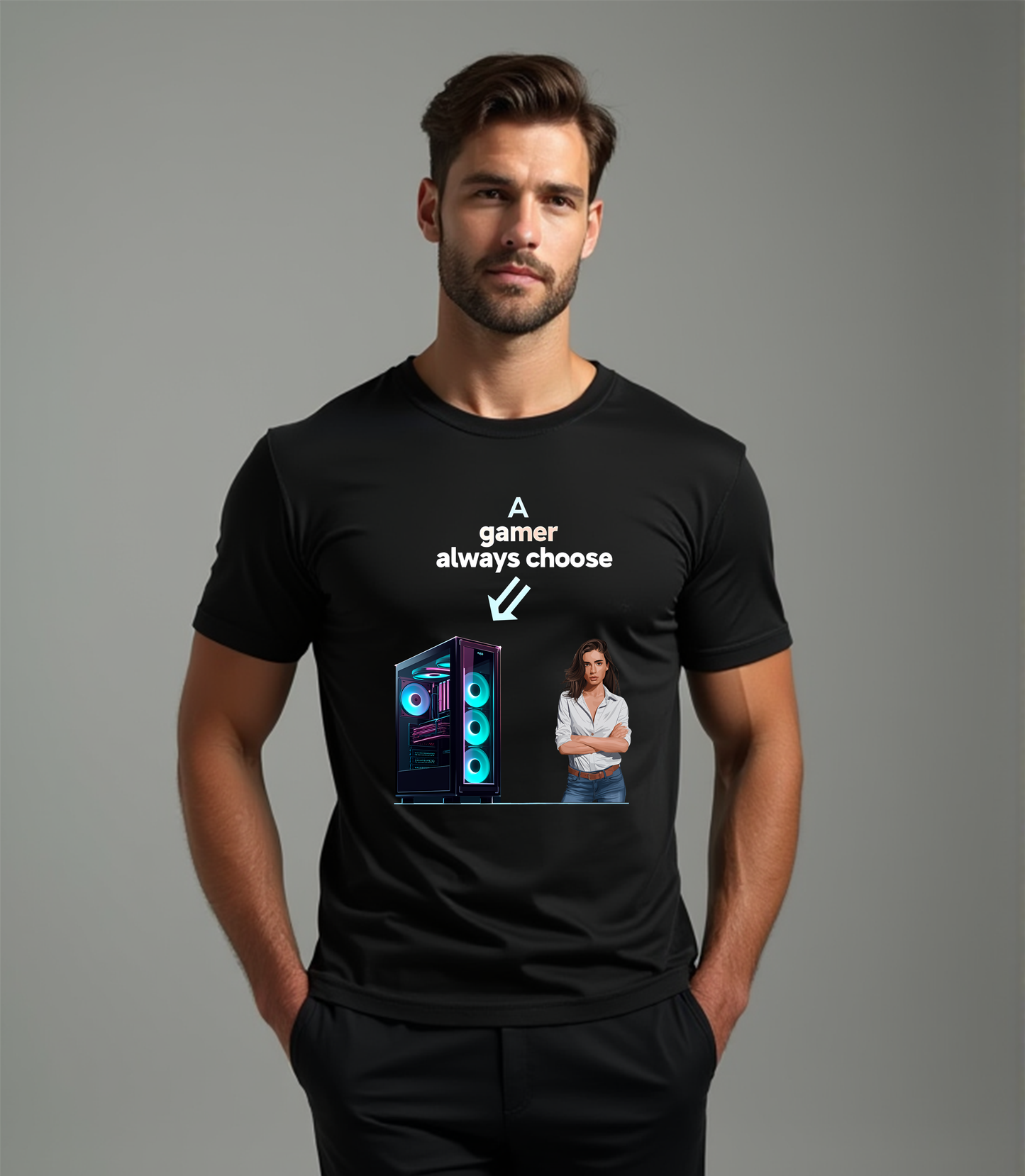 Gamer's Choice Gaming T-shirt (Regular Fit)