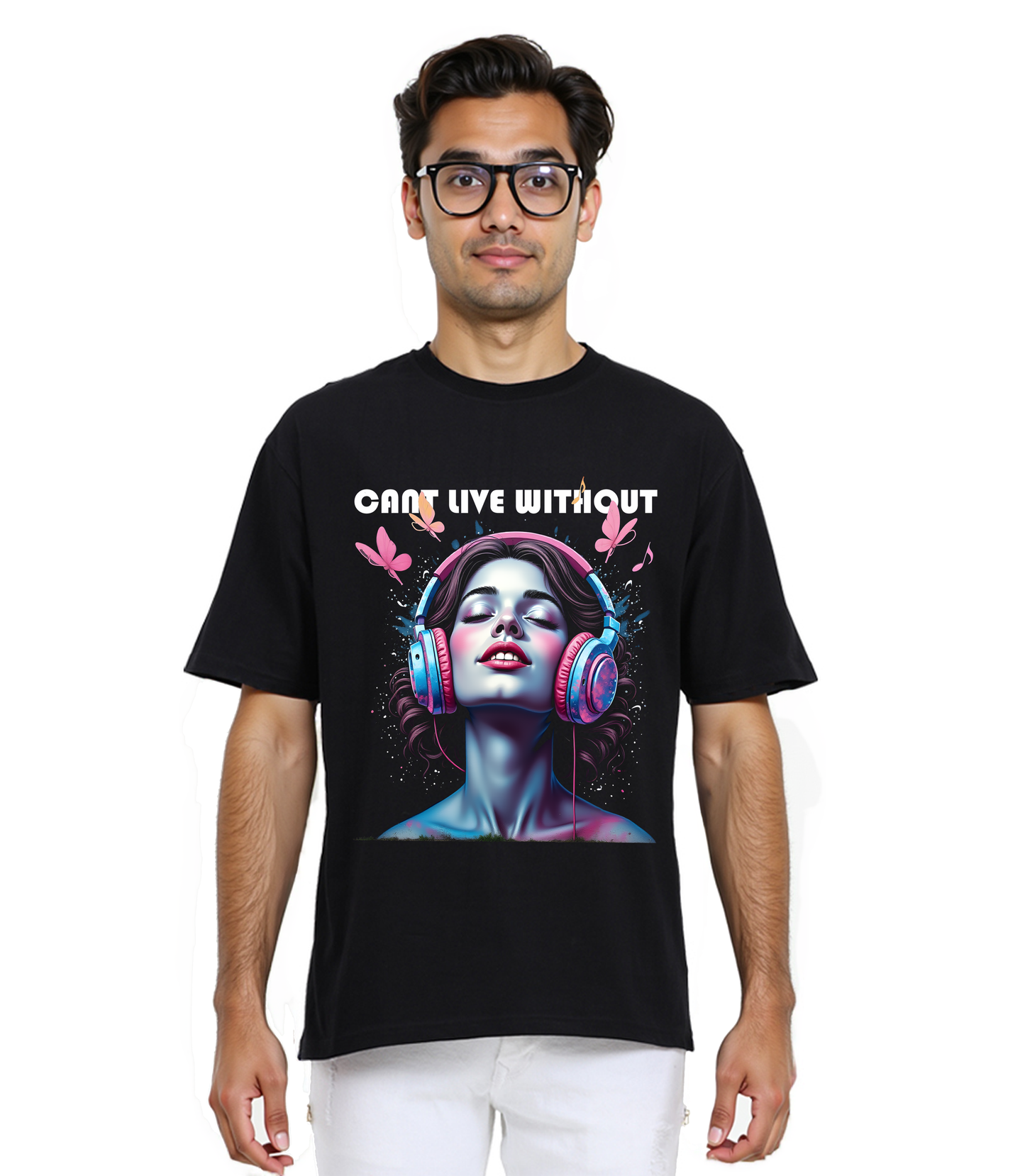 Music Is Life T-Shirt (Oversized)