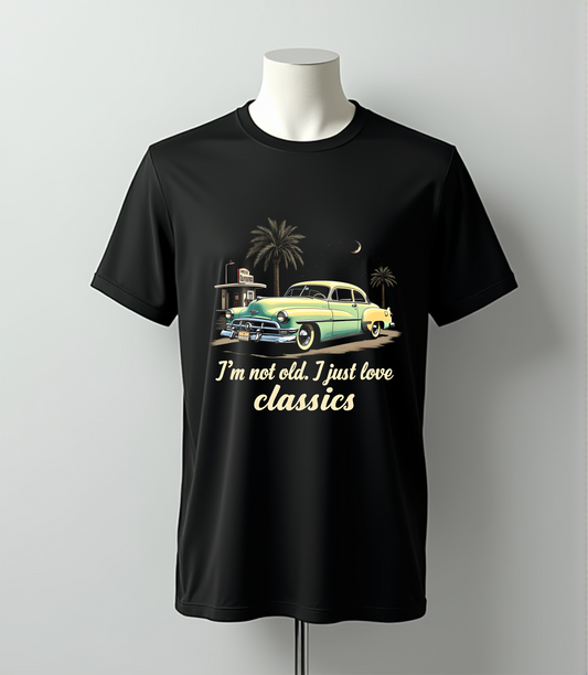 Classic Vibes Black T-Shirt