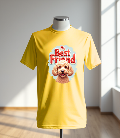 My Best Friend Poodle T-Shirt (Regular Fit)