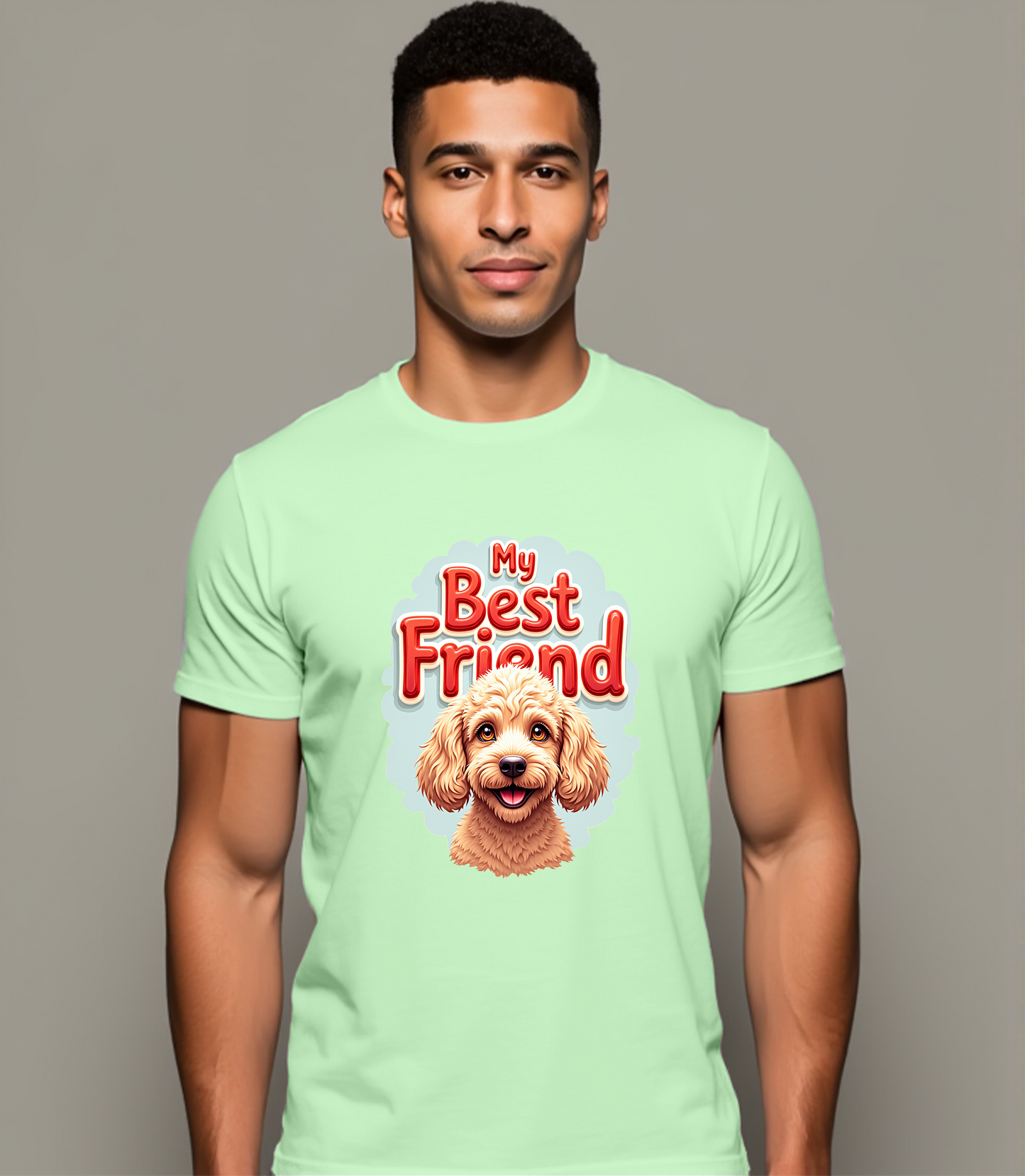 My Best Friend Poodle T-Shirt (Regular Fit)