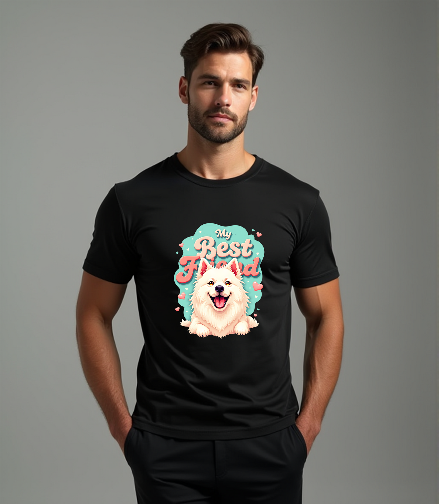 My Best Friend Spitz T-Shirt (Regular Fit)