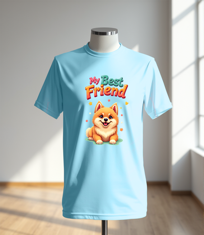 My Best Friend Pomeranian T-Shirt (Regular Fit)