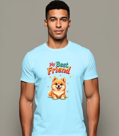 My Best Friend Pomeranian T-Shirt (Regular Fit)