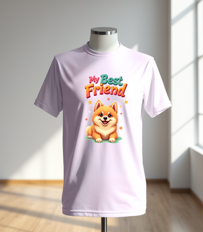 My Best Friend Pomeranian T-Shirt (Regular Fit)