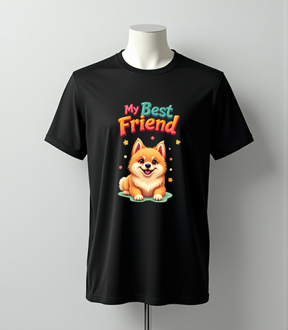 My Best Friend Pomeranian T-Shirt (Regular Fit)