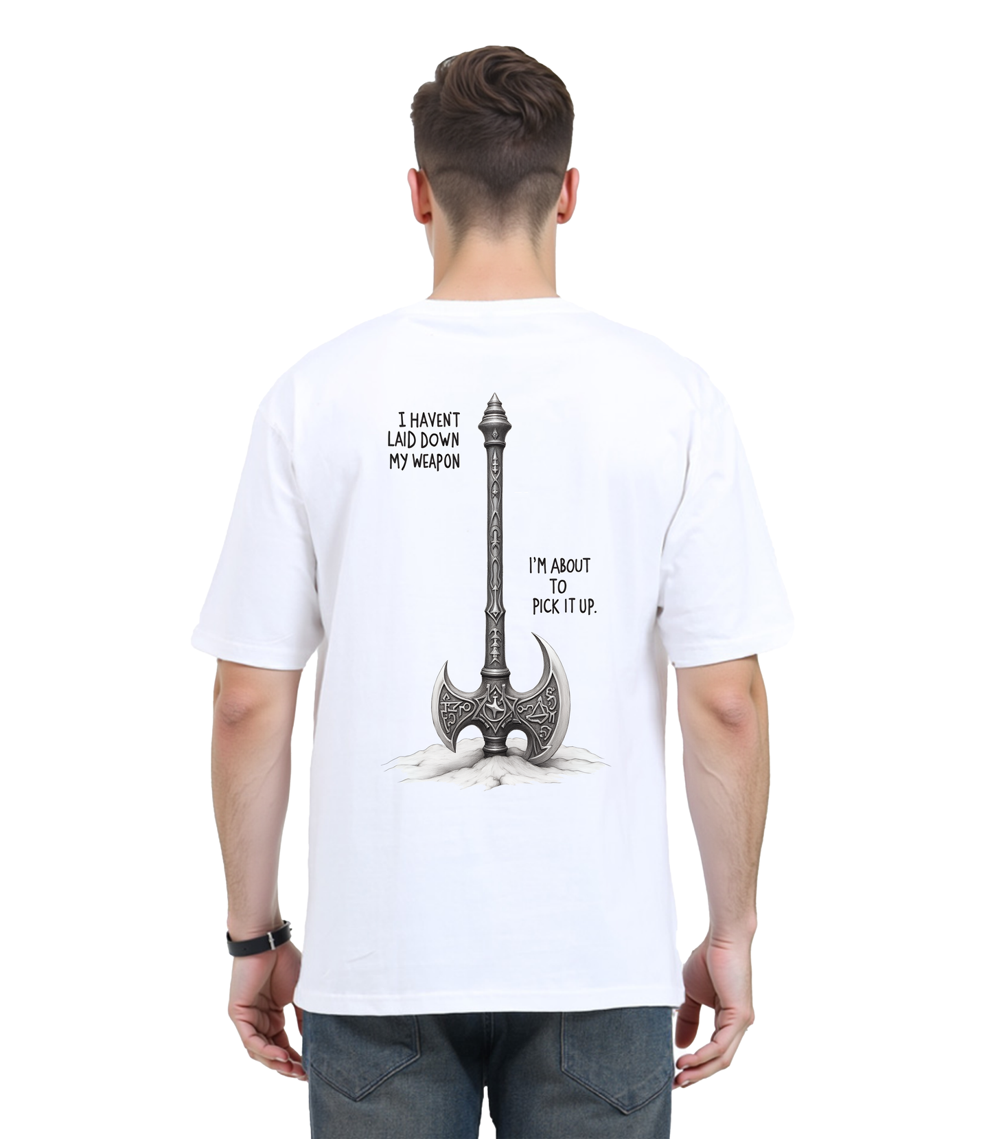 Never Give Up T-Shirt (Oversized)